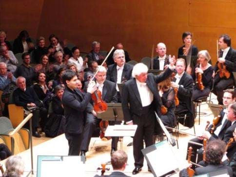 The Berlin Konzerthausorchester in concert. Barcelona Auditori, last March 2nd. Conductor: Dmitrij Kitajenko. Violin: Eric Silberger 